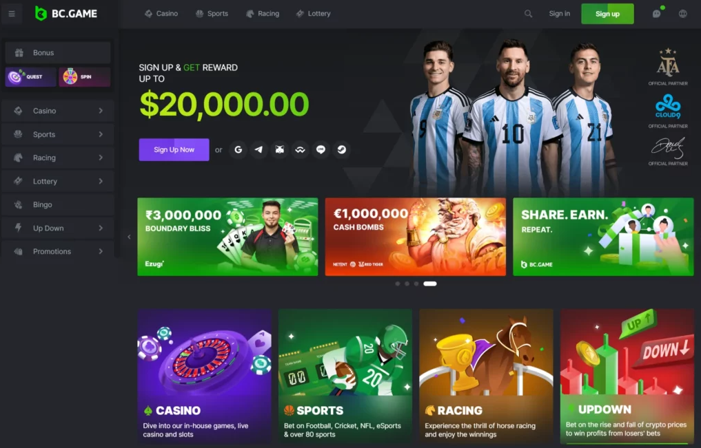 BCゲームでのエキサイティングな冒険 BCゲームでのエキサイティングな冒険